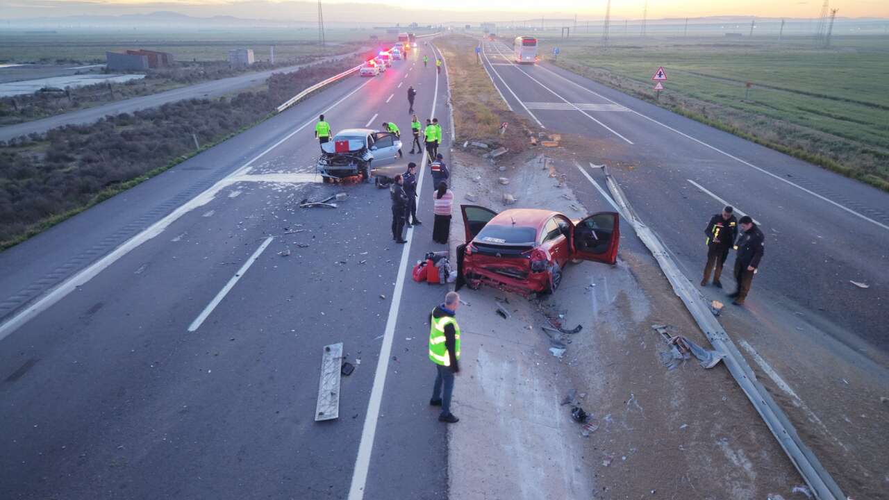 Konya yolunda feci kaza! 6 yaralı var 8